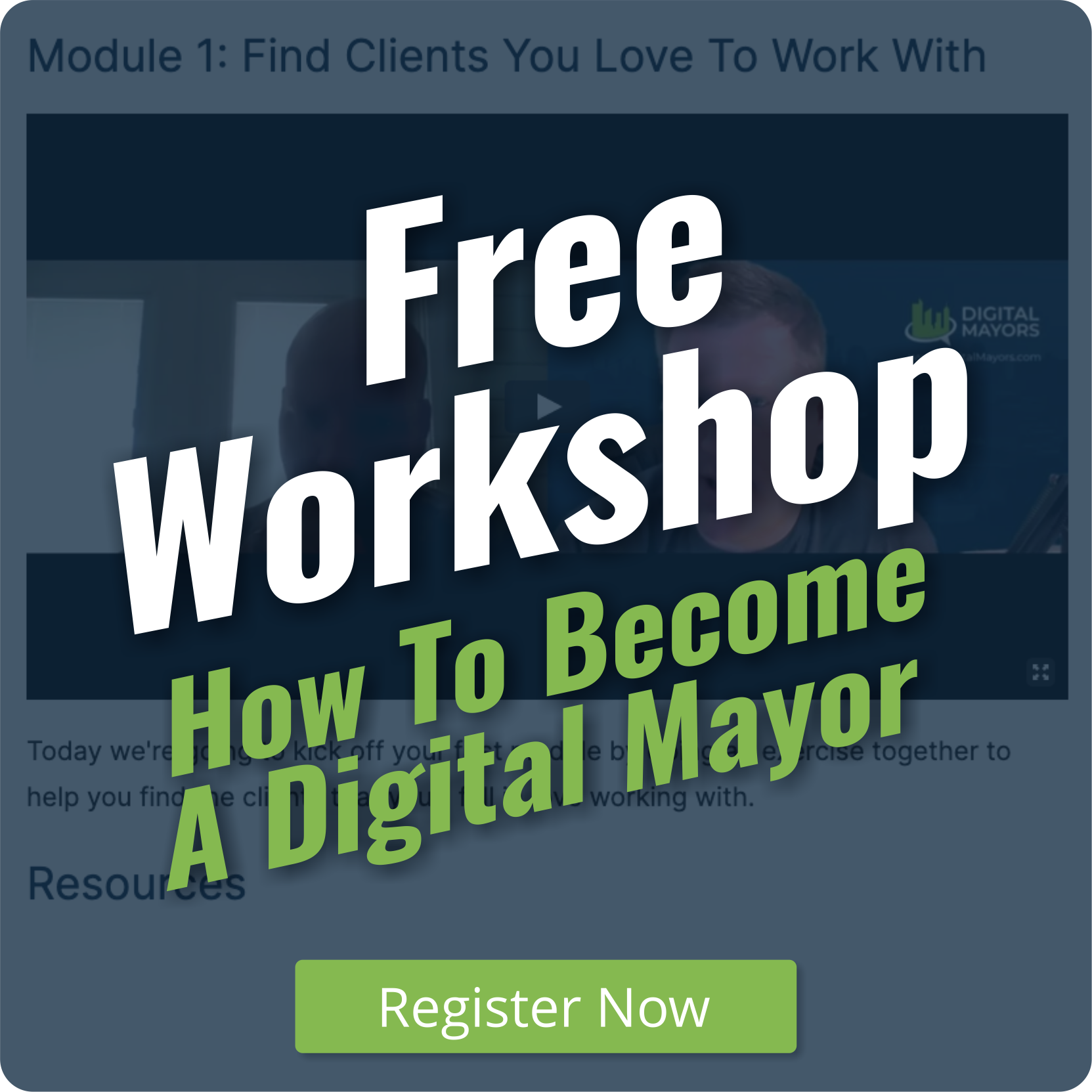 digitalmayors Free Workshop
